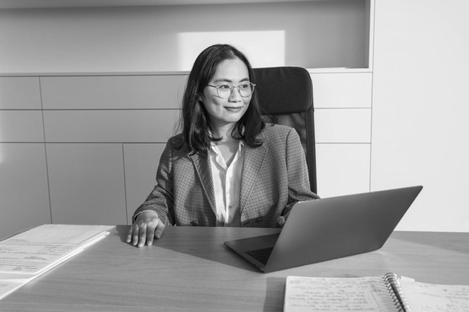 Sesión de webinar sobre planificación financiera con presentación interactiva